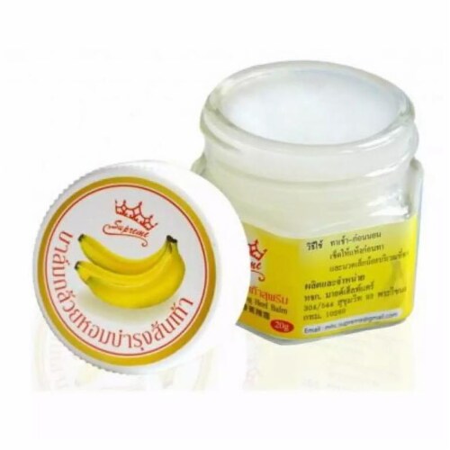 Supreme Natural Softening Banana Heel Cream, 20 gram Perspective: back