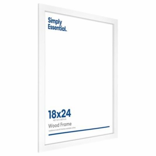 Simply Essential™ Gallery Wall 18Inch x 24Inch Wood Picture Frame in White, 1 unit Ralphs