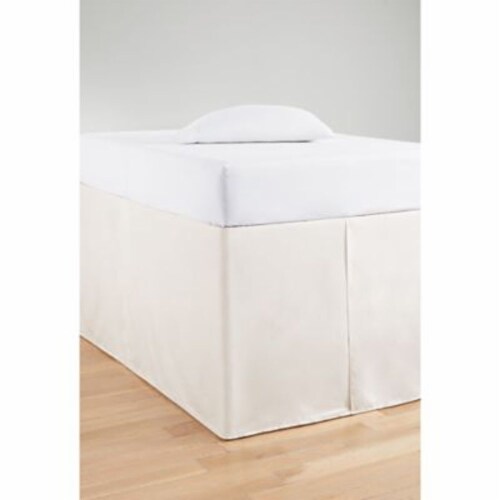 Simply Essential™ Twin/Twin XL Tailored Bed Skirt in White, 1 unit