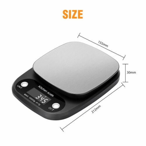 EEEkit Digital Electronic Kitchen Food Scale Perspective: back