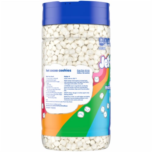 Jet-Puffed Vanilla Marshmallow Bits, Shaker Perspective: back