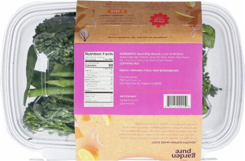 Garden Pure Sweet Baby Broccolini & Lemon Shallot Butter Perspective: back
