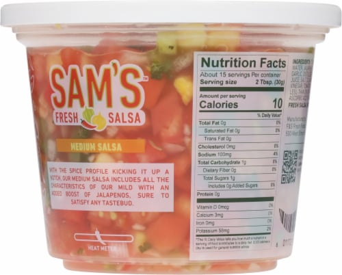Sam's™ Fresh Medium Salsa Perspective: back