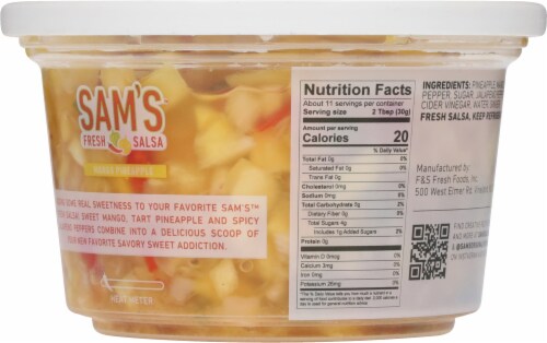 Sam's™ Fresh Mango Pineapple Salsa Perspective: back