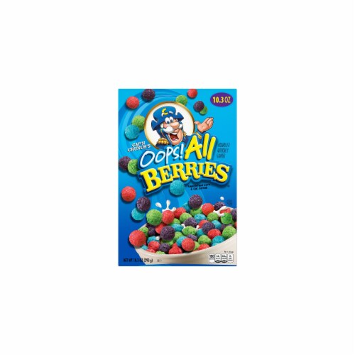 Cap'N Crunch Cereal Oops all Berries 10.3 oz (Pack of 48) Perspective: back