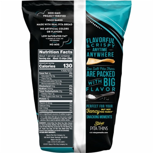 Stacy's Pita Thins Simply Naked (Pack of 6) Perspective: back