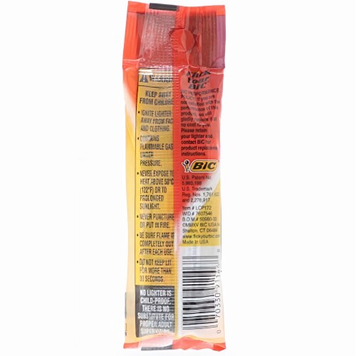 Bic Classic Disposable Lighter (Colors May Vary) (Pack of 24) Perspective: back