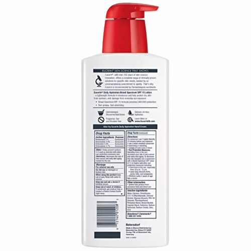 Eucerin, Daily Protection Moisturizing Body Lotion, SPF 15 (Pack of 16