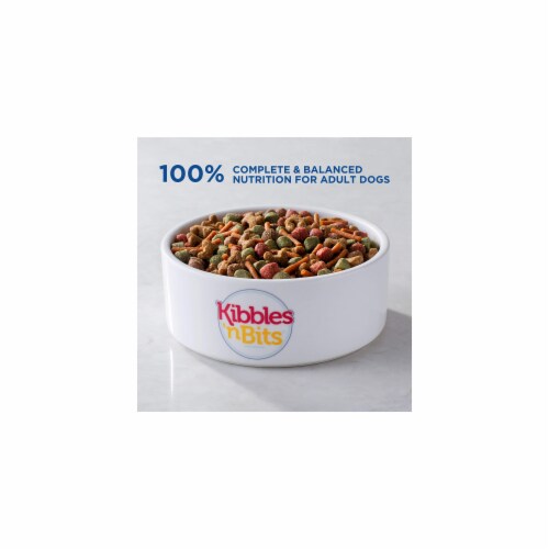 Kibbles 'n Bits Original Savory Beef & Chicken Flavors Dry Dog Food, 31-lb Bag (Pack of 6) Perspective: back