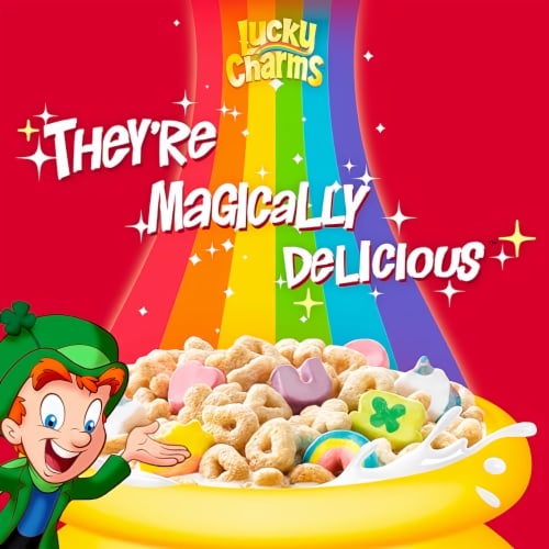 Lucky Charms Gluten Free Breakfast Cereal 17.8 oz (Pack of 60) Perspective: back