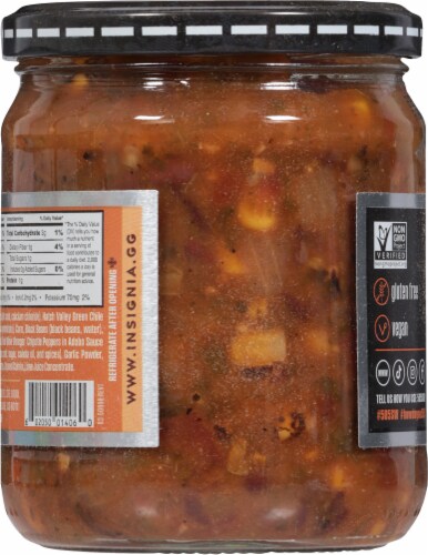 505 Southwestern Black Bean & Corn Medium Salsa Perspective: back