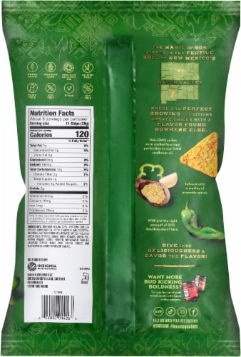 505 Southwestern Hatch Magic Green Chile Tortilla Chips Perspective: back