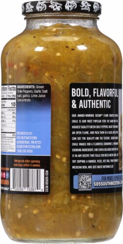 505 Southwestern Medium Flame Roasted Hatch Valley Roasted Green Chile Perspective: back