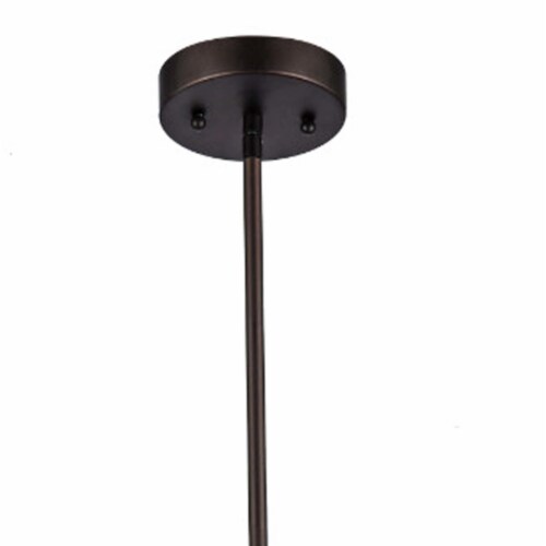 IRONCLAD Industrial-style 1 Light Rubbed Bronze Ceiling Mini Pendant 7  Shade Perspective: back