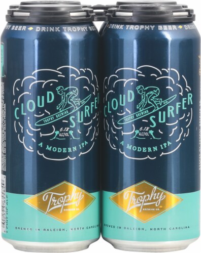 Trophy Brewing Co. Cloud Surfer Modern IPA Perspective: back
