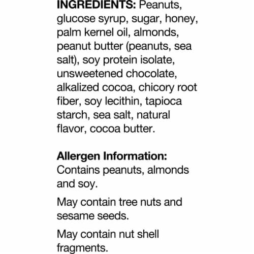 KIND Peanut Butter Dark Chocolate Snack Bars Perspective: back