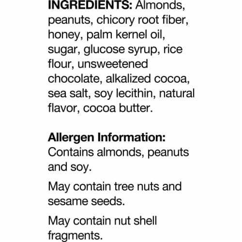 KIND Gluten Free Dark Chocolate Nuts & Sea Salt Healthy Snack Bar Perspective: back