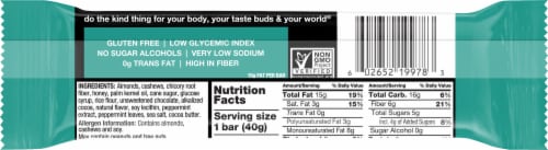 KIND® Dark Chocolate Almond Mint Gluten Free Nut Bar Perspective: back