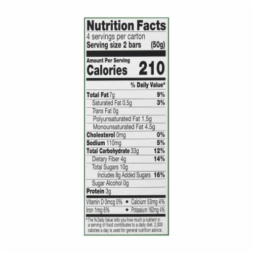 KIND Apple Cinnamon Probiotics Breakfast Bars Perspective: back