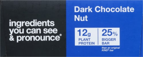 KIND Protein Double Dark Chocolate Nut Bars Perspective: back