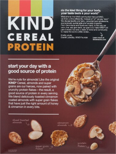 KIND® Cinnamon Almond Cereal Perspective: back
