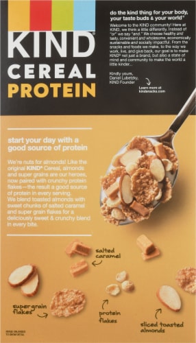 KIND® Caramel Almond Protein Cereal Perspective: back