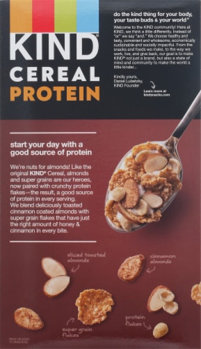 KIND® Gluten Free Cinnamon Almond Protein Cereal Perspective: back