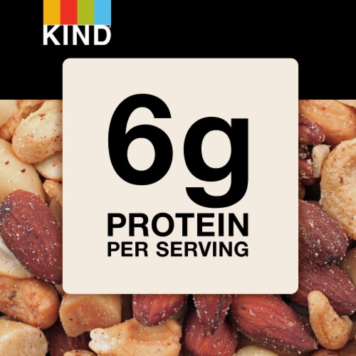 KIND Roasted & Salted Premium Nut Mix Perspective: back