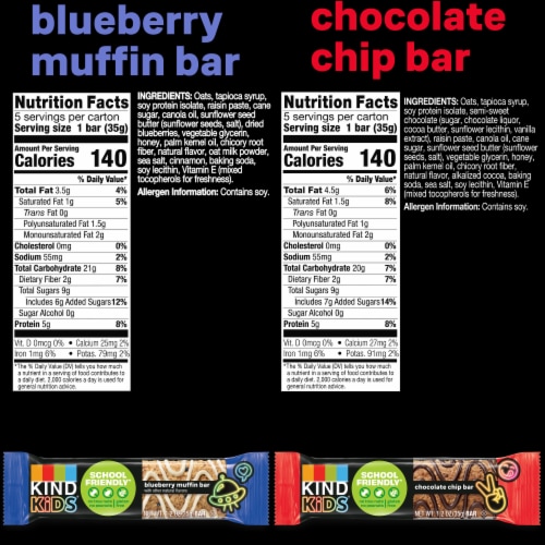 KIND Kids Snack Bars Variety Pack Perspective: back