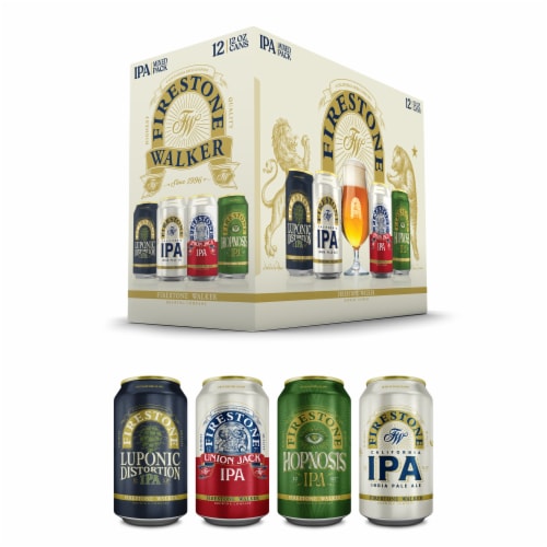 Firestone Walker West Coast IPA Craft Beer Variety Pack Perspective: back