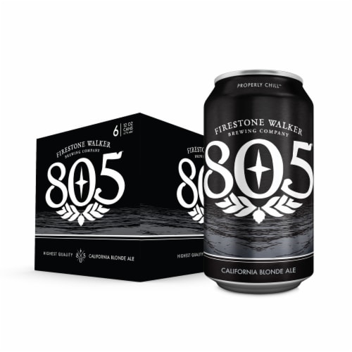 Firestone Walker 805® Original Blonde Ale Craft Beer Pack Perspective: back