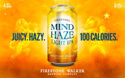 Firestone Walker Flyjack Hazy IPA Beer Perspective: back