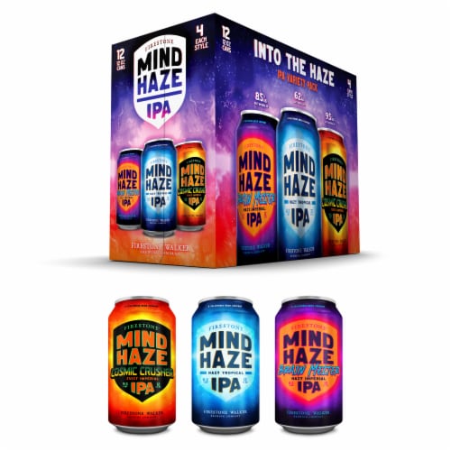 Firestone Walker Mind Haze Variety Hazy IPA Craft Beer Pack Perspective: back