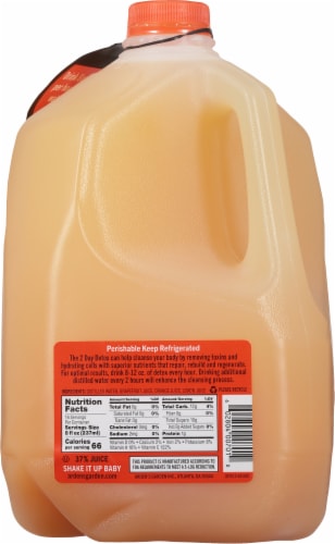 Ardens Garden 2 Day Detox Fruit Juice Perspective: back