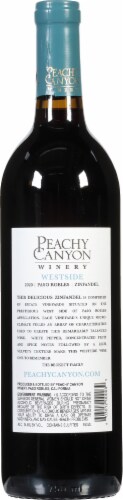 Peachy Canyon Winery Westside Zinfandel Perspective: back