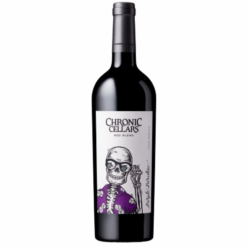 Chronic Cellars Purple Paradise Zinfandel California Red Wine Perspective: back