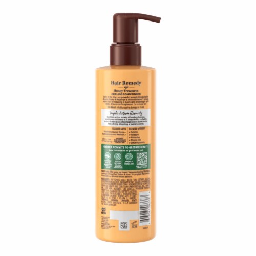 Garnier Whole Blends Honey Treasures Hair Remedy Healing Conditioner Sulfate Free Perspective: back