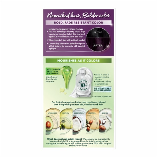 Garnier Nutrisse Ultra Color Nourishing Color Creme - Deepest Intense Purple P1 Perspective: back