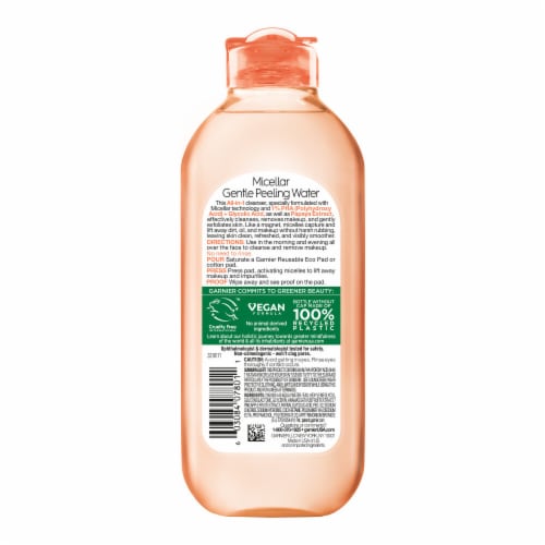 Garnier SkinActive Micellar Gentle Peeling Water with PHA Glycolic Acid Perspective: back