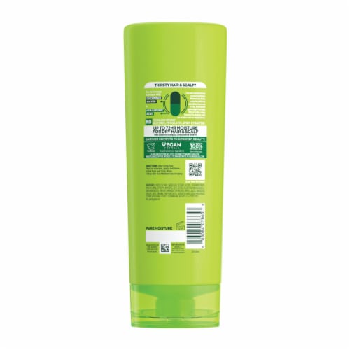 Garnier Fructis Pure Moisture Hydrating Conditioner Silicone Free for Dry Hair & Scalp Perspective: back