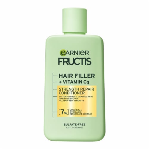 Garnier Fructis Hair Filler Strength Repair Conditioner Sulfate Free for Weak, Damaged Hair Perspective: back