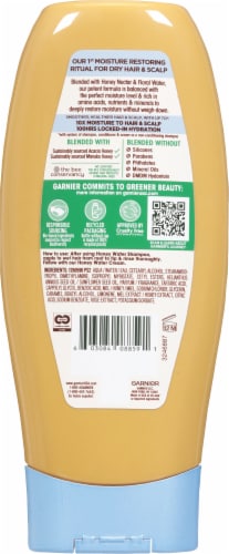 Garnier Whole Blends Honey Water Moisture Restoring Conditioner Perspective: back