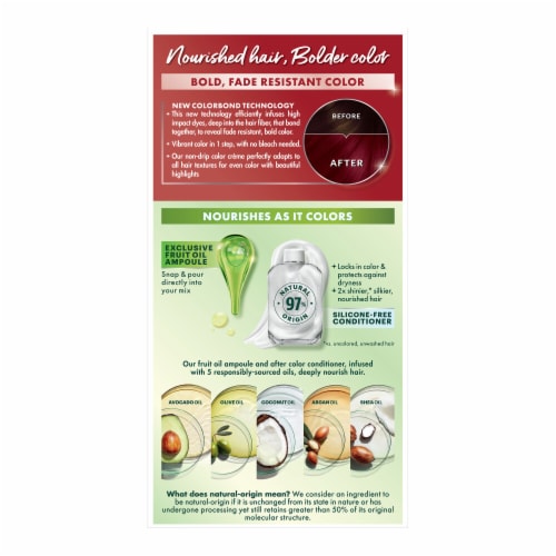 Garnier Nutrisse Ultra Color R2 Medium Intense Auburn Permanent Hair Color Creme Perspective: back