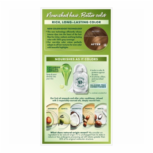 Garnier Nutrisse Nourishing Permanent Hair Color 70 Dark Natural Blonde Perspective: back