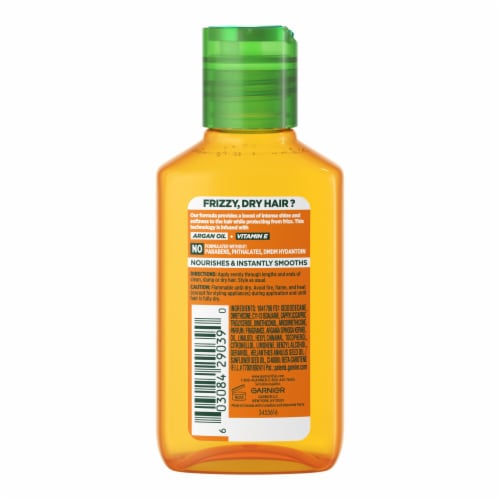 Garnier Fructis Sleek and Shine Moroccan Smoothing Hair Oil for Frizzy, Dry Hair Perspective: back