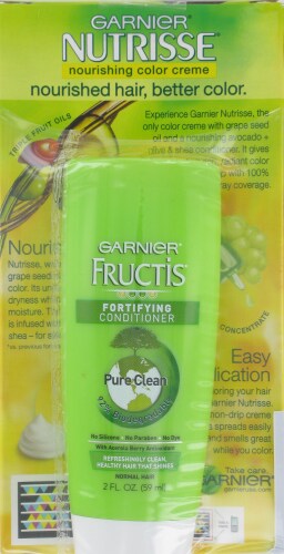 Garnier Nutrisse Medium Brown  Hair Color Kit Perspective: back