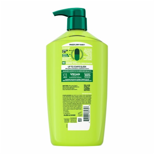 Garnier Fructis Sleek and Shine Smoothing Conditioner for Frizzy, Dry Hair Perspective: back