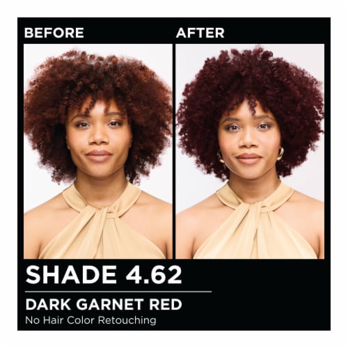 Garnier Olia Oil Powered Permanent Hair Color 4.62 Dark Garnet Red Perspective: back