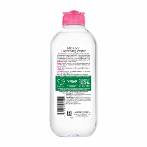 Garnier SkinActive Micellar Cleansing Water & Makeup Remover for Sensitive Skin Perspective: back