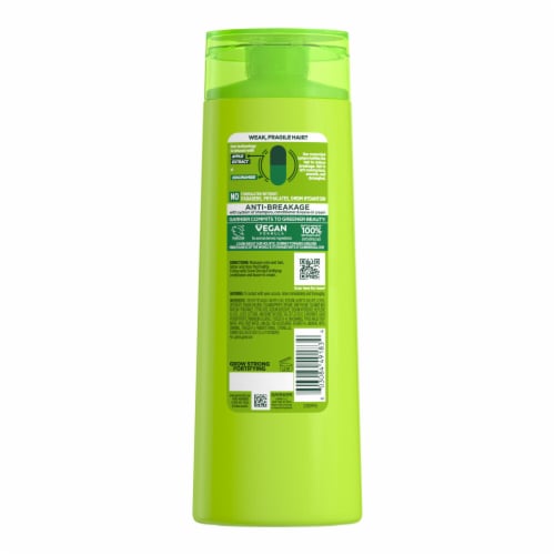 Garnier Fructis Grow Strong Fortifying Shampoo for Weak, Fragile Hair with Niacinamide Perspective: back